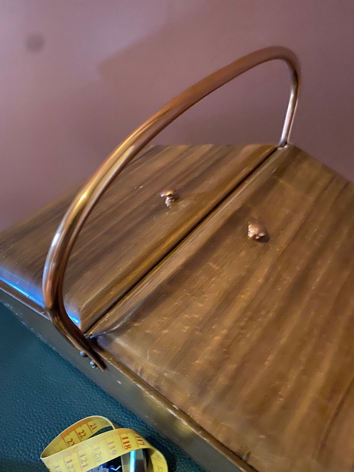 Worker, vintage sewing box