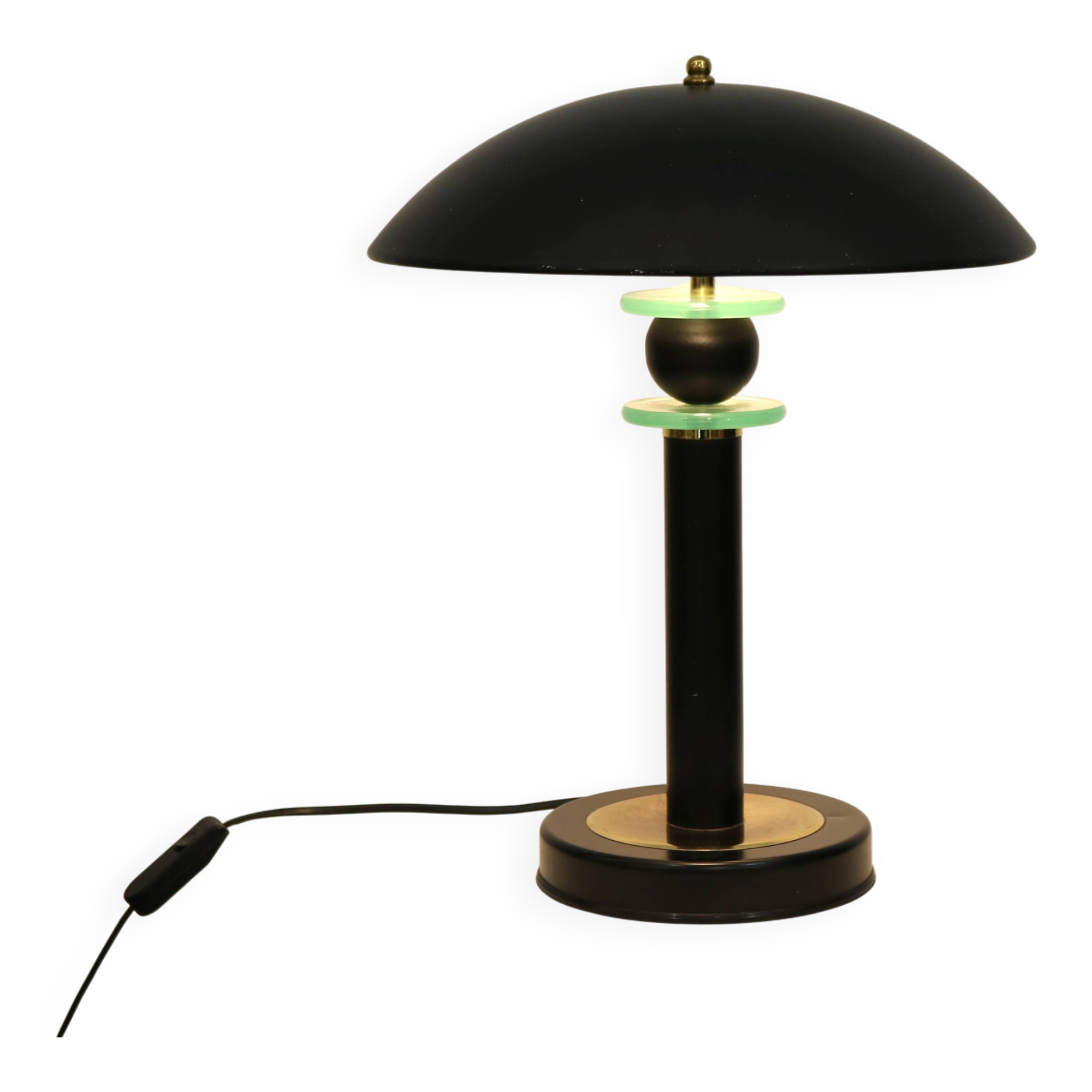 Vintage mushroom table lamp from the 80s by Shell Electric.