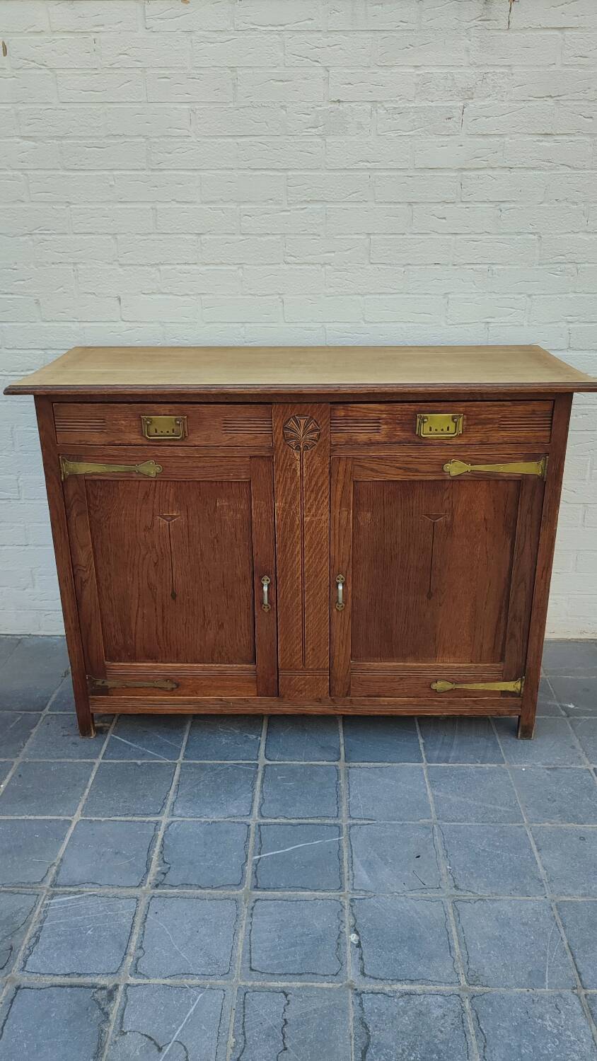 Solid oak sideboard