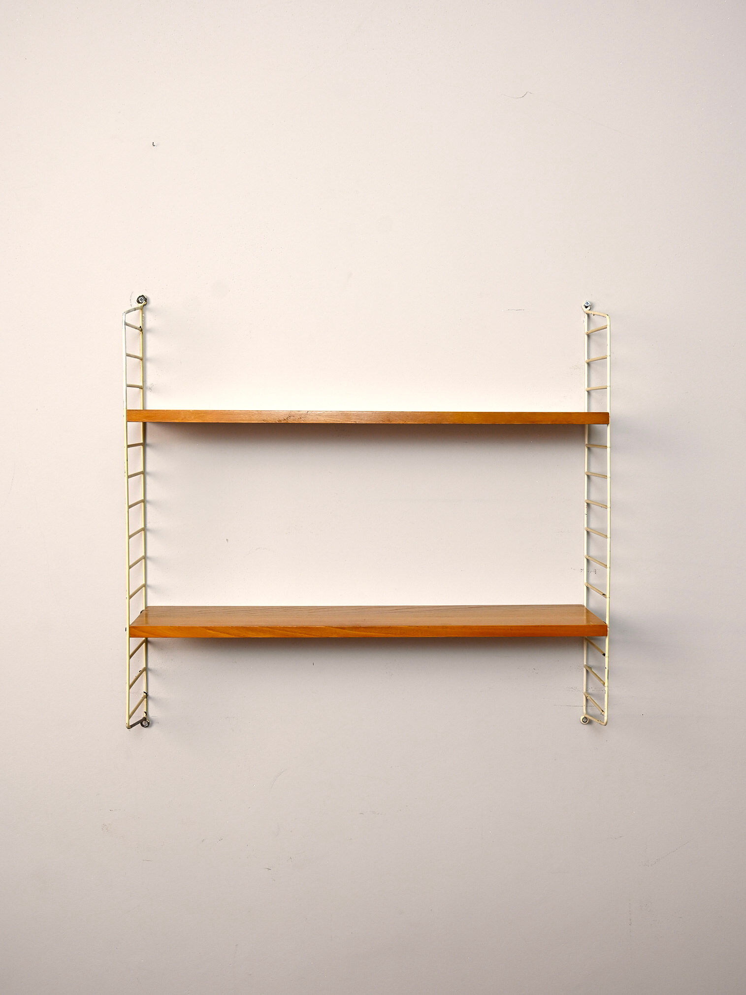 Vintage wall shelf with two shelves