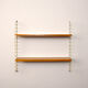 Vintage wall shelf with two shelves