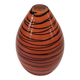 Art Glass Orange Vase