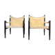 Pair of safari chairs by Erik Worts 1960
