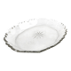 Plat Biedermeier, cristal transparent, République tchèque, 19e siècle