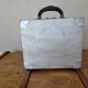 Antique metal suitcase