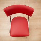 Italian Chrome Dinning Chairs, 1950s, Set of 2