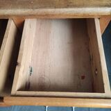 Wooden children's desk around the 60s-70s