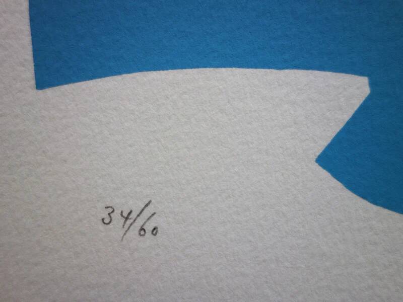 Jean coulot: friendship, original signed silkscreen print