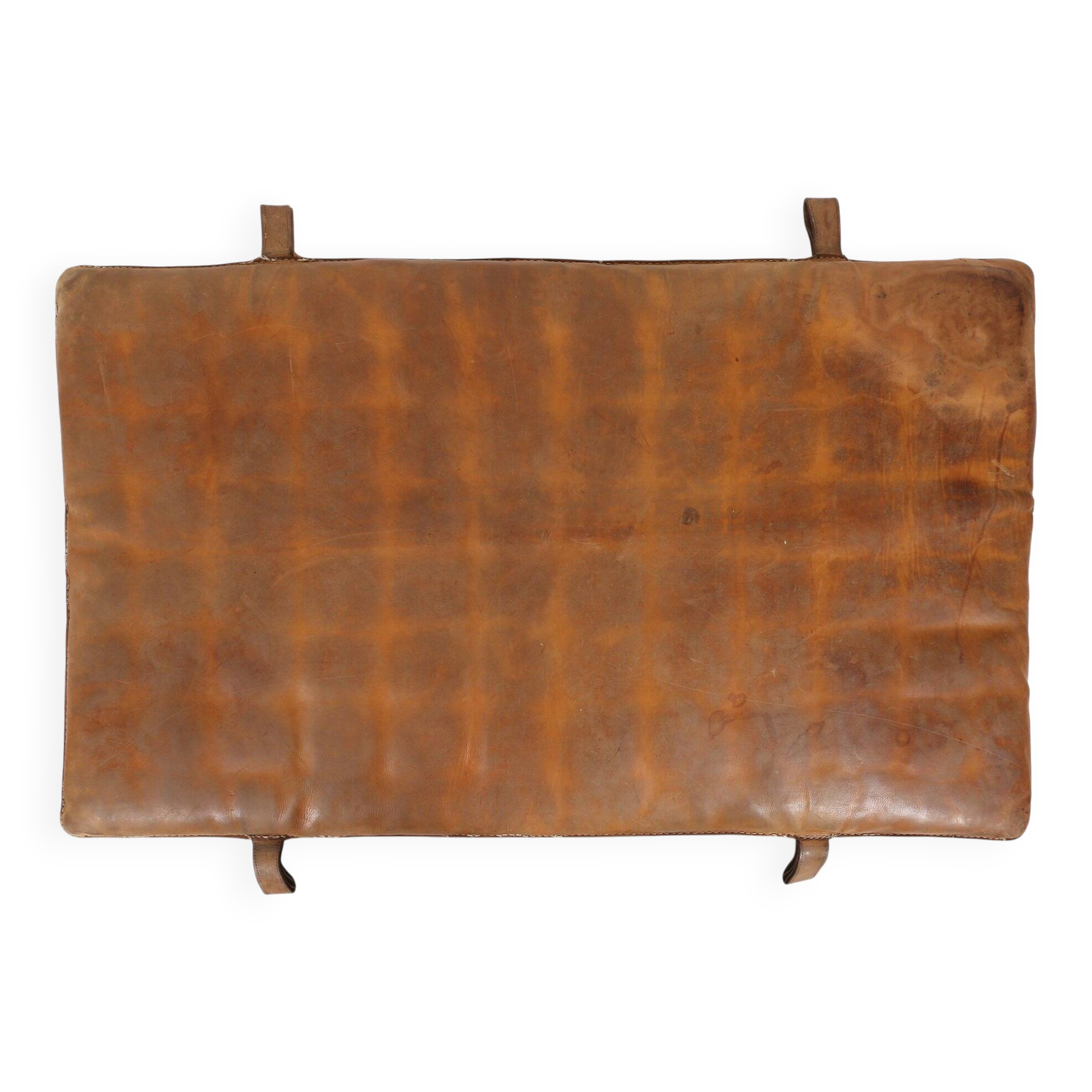 Vintage Thick Leather Gym Mat, 1930s
