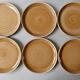 6 assiettes plates en grès de Bourgogne, Sarreguemines France