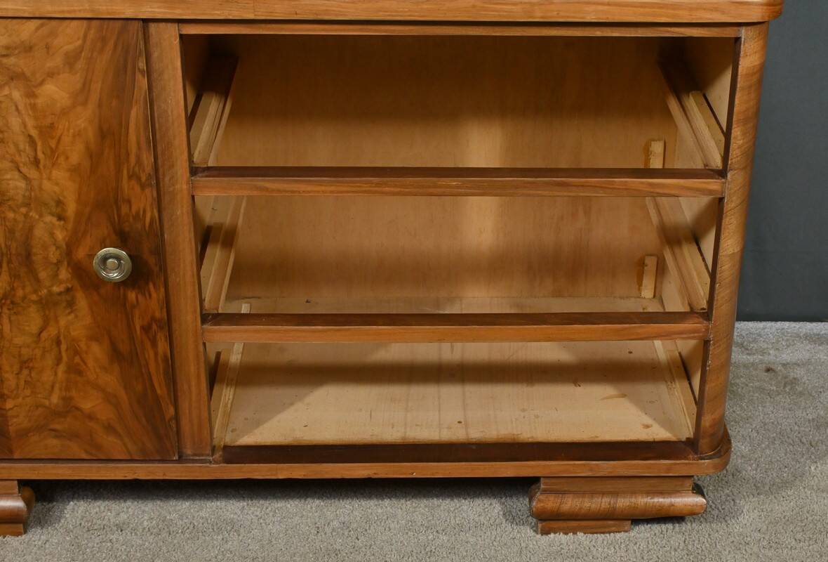 Walnut Veneer Hairdresser, Art Deco - 1930