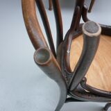 Paire de chaises bistrot bois courbé anciennes
