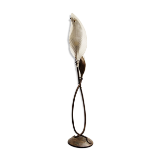 Murano glass leaf Floor Lamp, 1980s