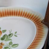 Oval ceramic plate