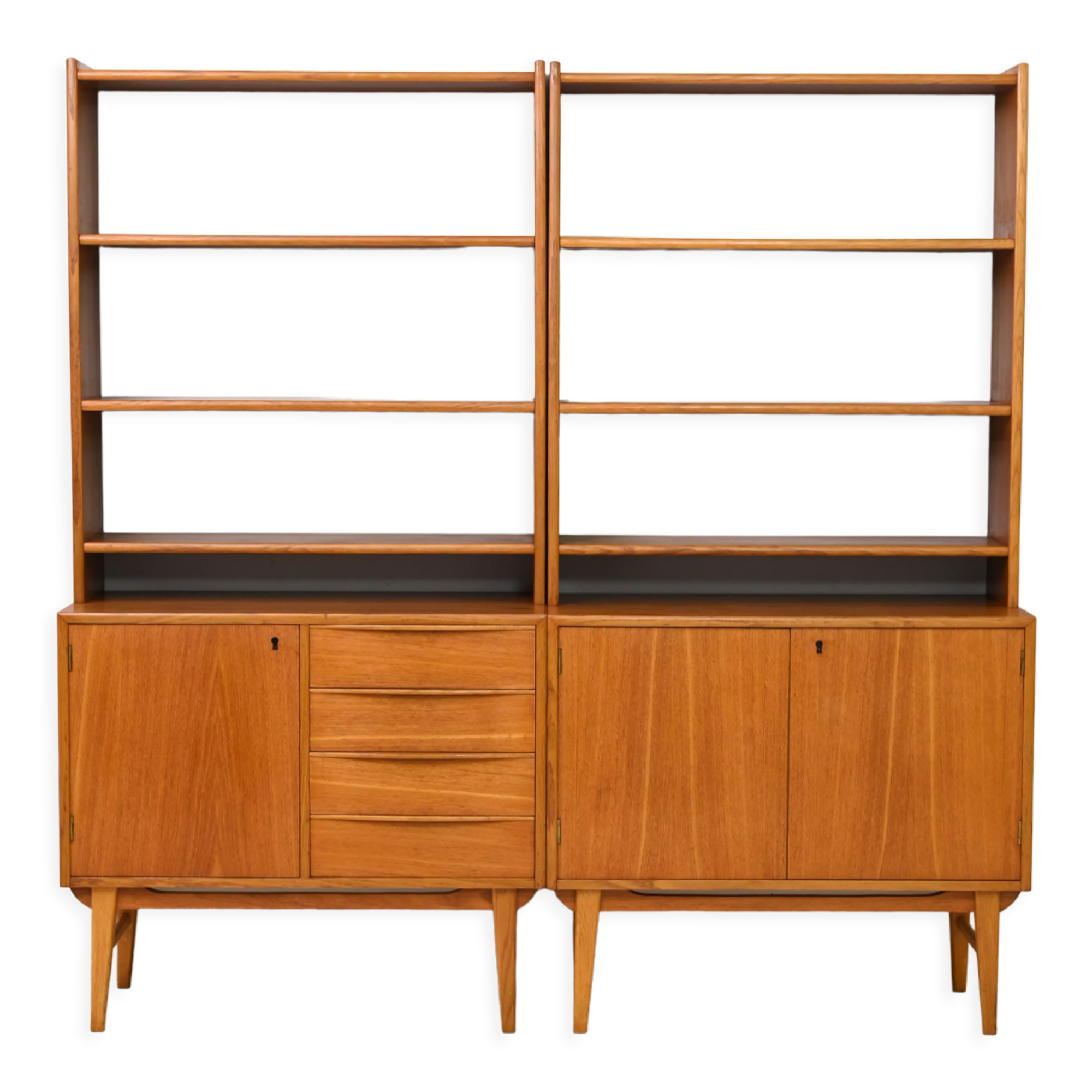 Scandinavian modular bookcases