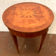 Louis XVI style pedestal table in rosewood veneer XX century