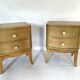 Pair of vintage nightstands or bedside tables from the 50s