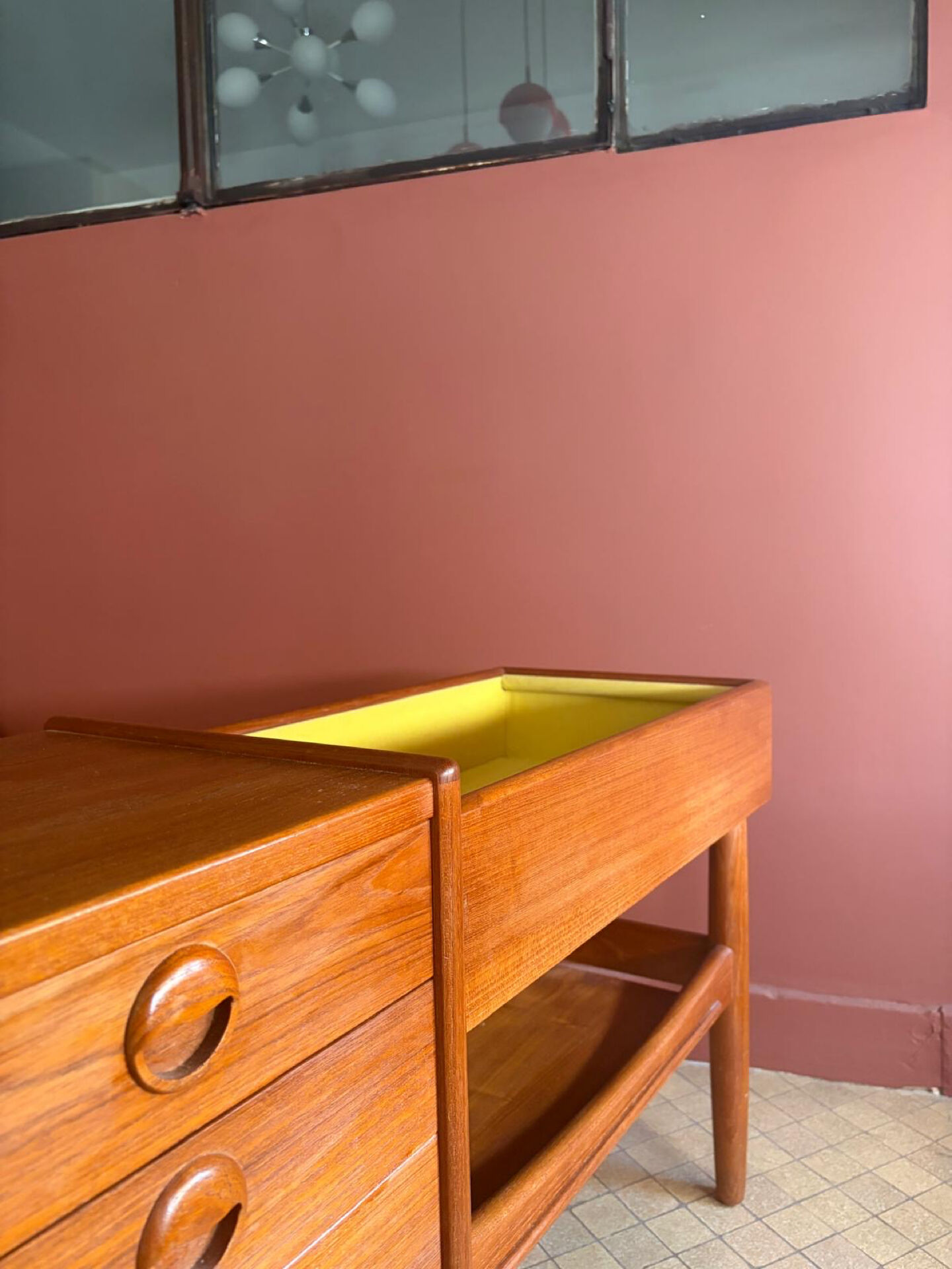 Teak console by Arne Wahl Iversen