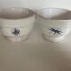 Lot of 2 bowls Ceramic decoration decor Moustiers G. F.