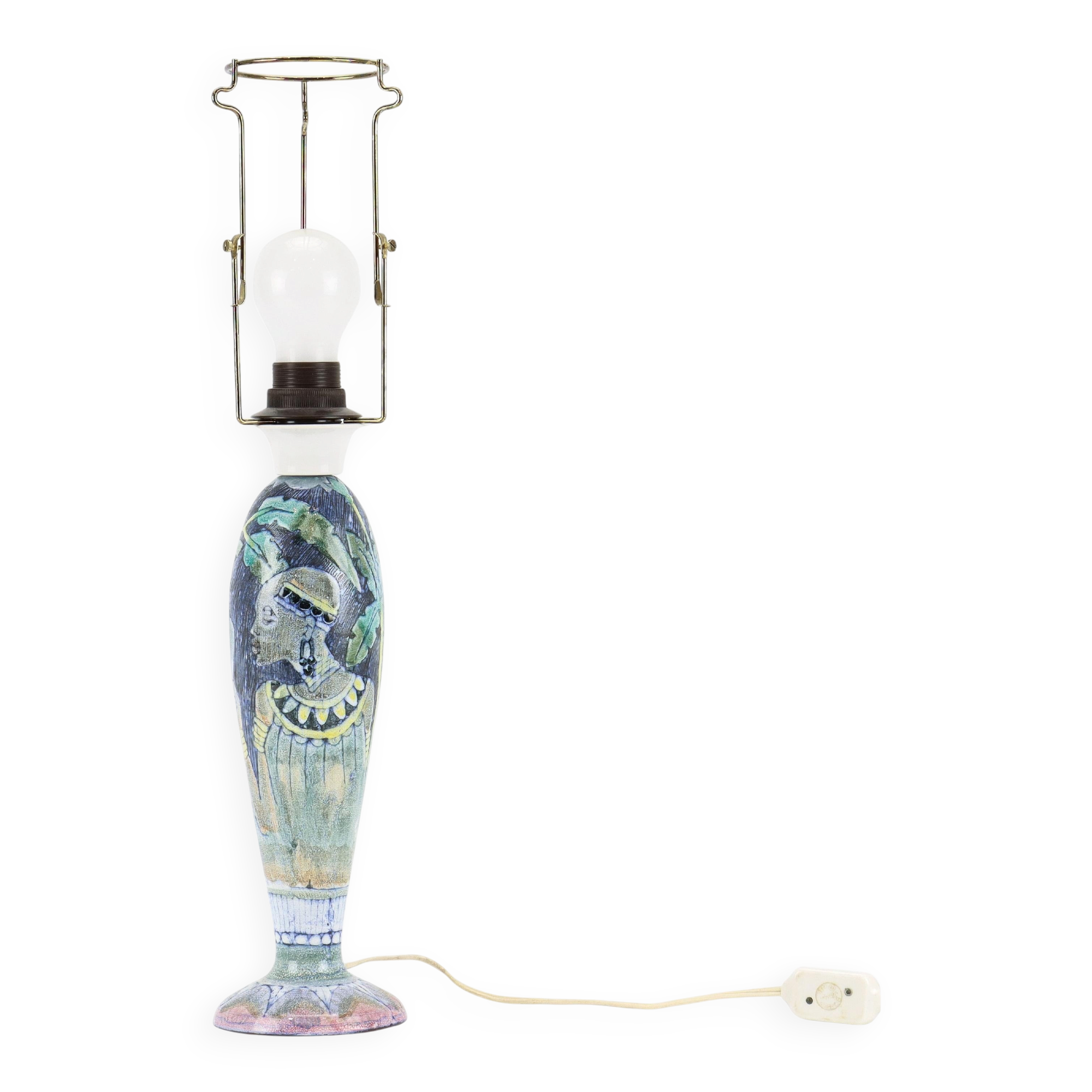 Tilgmans ceramic table lamp Sweden 1960