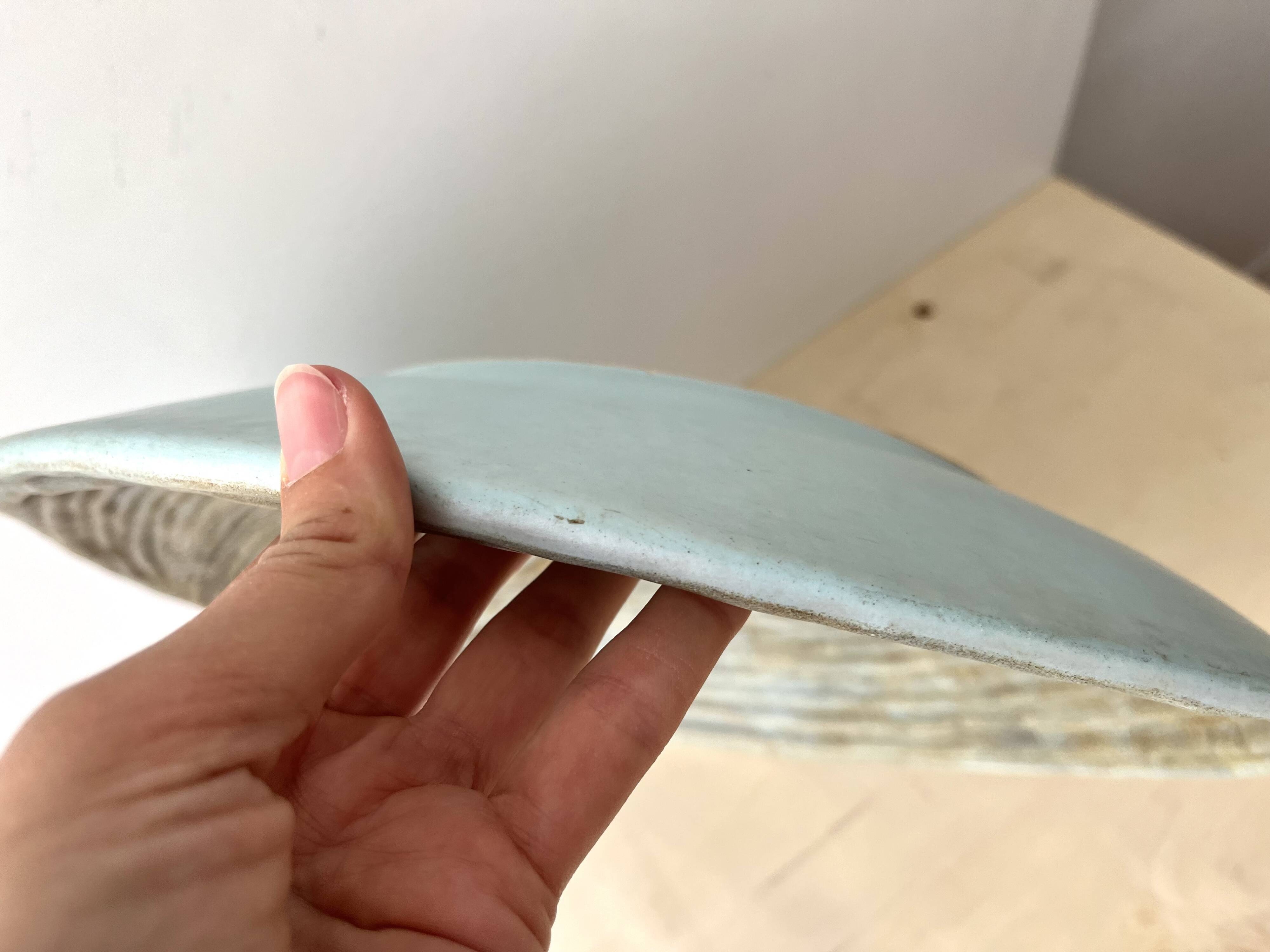 Large ceramic shell dish by Dominique Guillot for Vallauris 1960, giant oyster dish