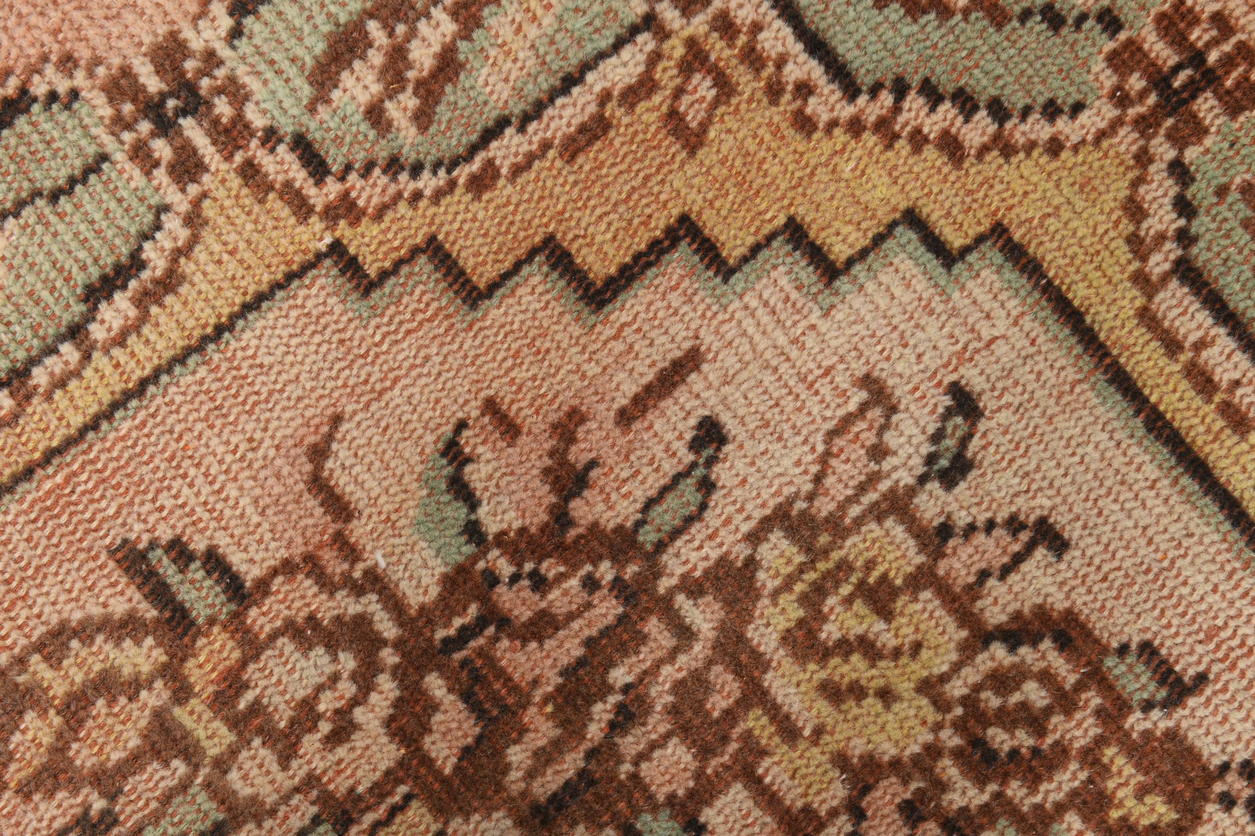 5x9 Copper Brown Oriental Persian Rug 166x273Cm