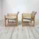 Ensemble de 2 fauteuils safari « Diana » par Karin Mobring pour Ikéa Suède années 1970