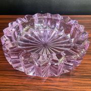 Vintage glass ashtray Alexandrite