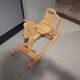 Wooden rocking horse