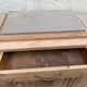 Art Deco vintage Parisian buffet renovated in solid wood and grey marble 150cm