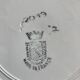 Saint Amand dessert plates blue flowers