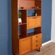 Retro Teak 1960s Stonehill Mid Century Wall Unit Room Divider Shelving