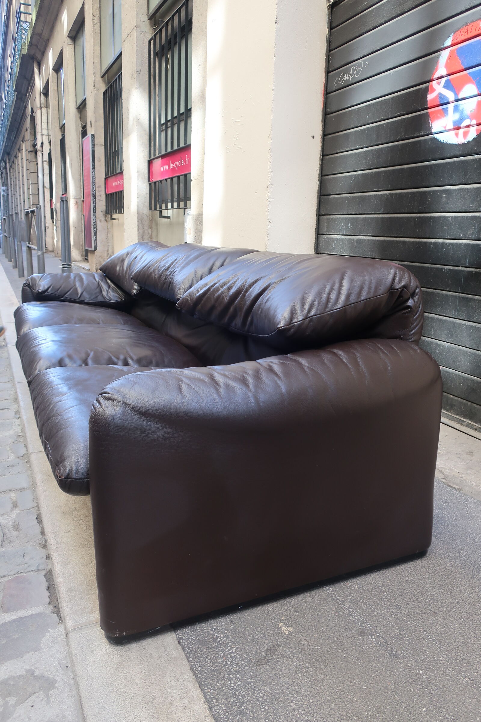 Canapé Maralunga de Cassina, édition des années 80