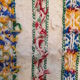 White carpet and woven wool, 185 x 250 colors