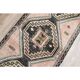 1970s Turkish Oushak Handmade Wool Cotton Orange Runner Rug 92x331