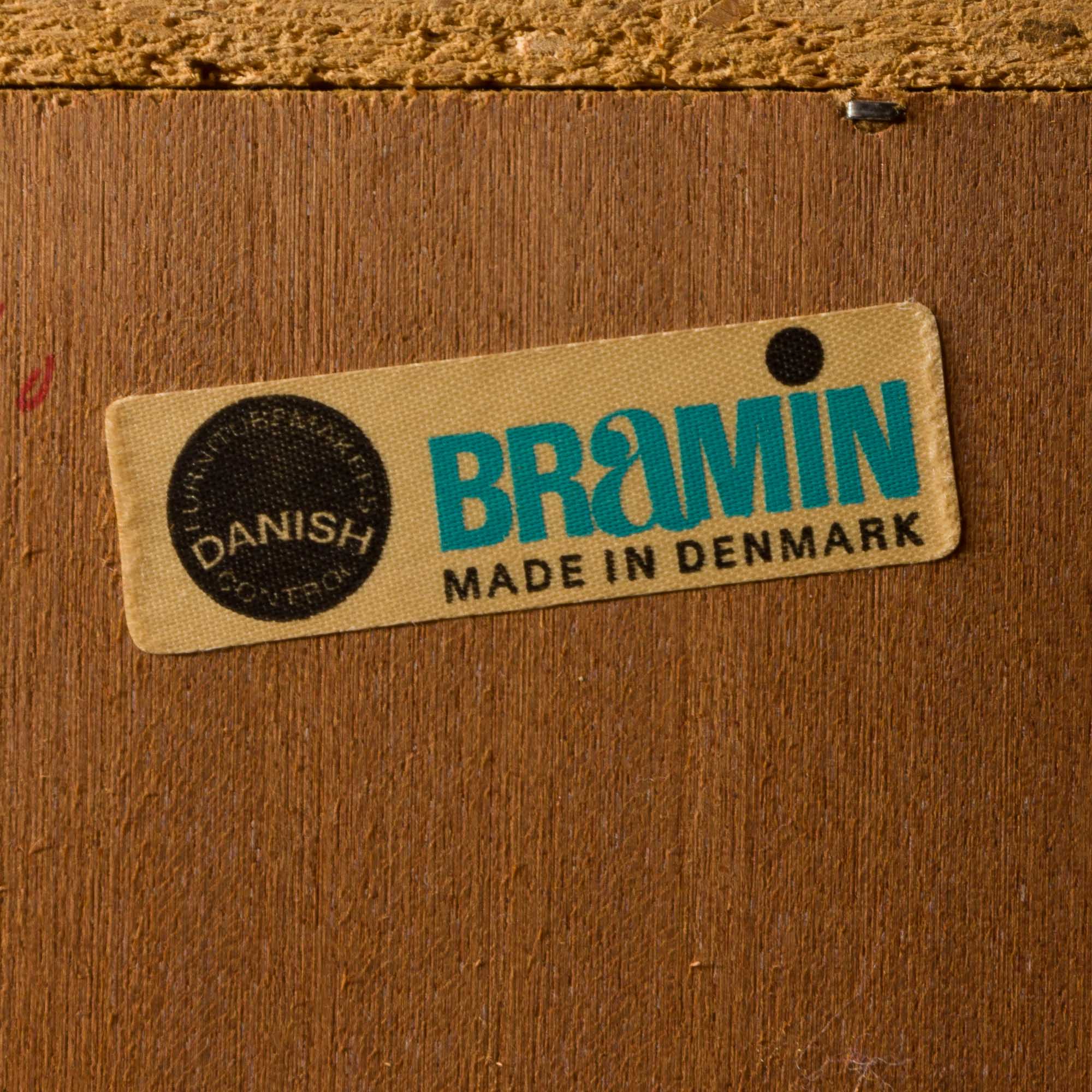 H.W. Klein modular bookshelf system for Bramin,  Denmark 1970s
