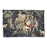 Vintage tapestry hand-screen printed in France