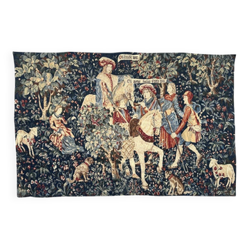 Tapisserie vintage sérigraphiée à la main en France