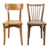 Duo de Chaises Vintage dont une Baumann Authentique – "Dans leur jus"