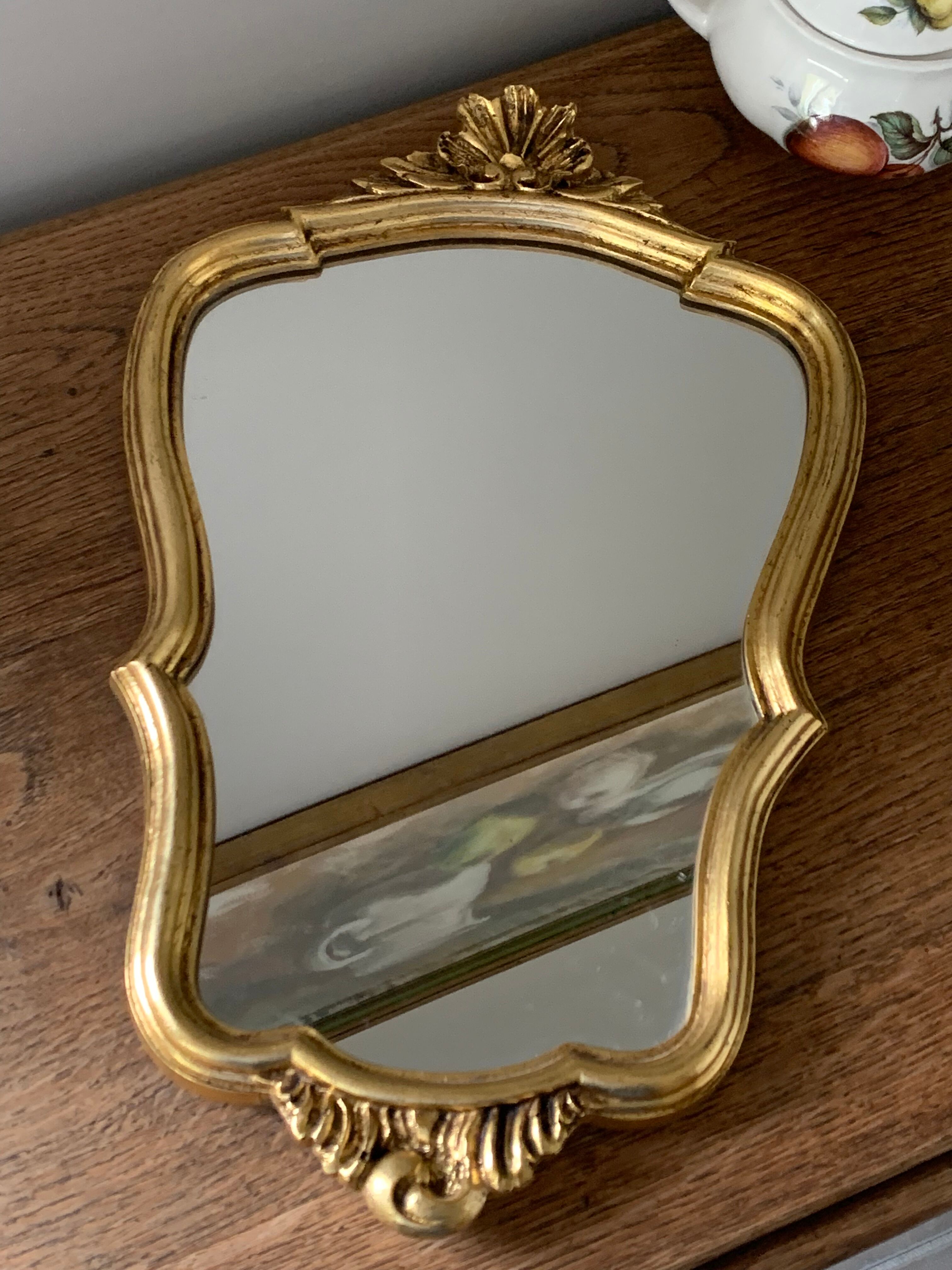 Golden mirror baroque style