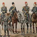 Lithograph engraving on Turkey from 1897