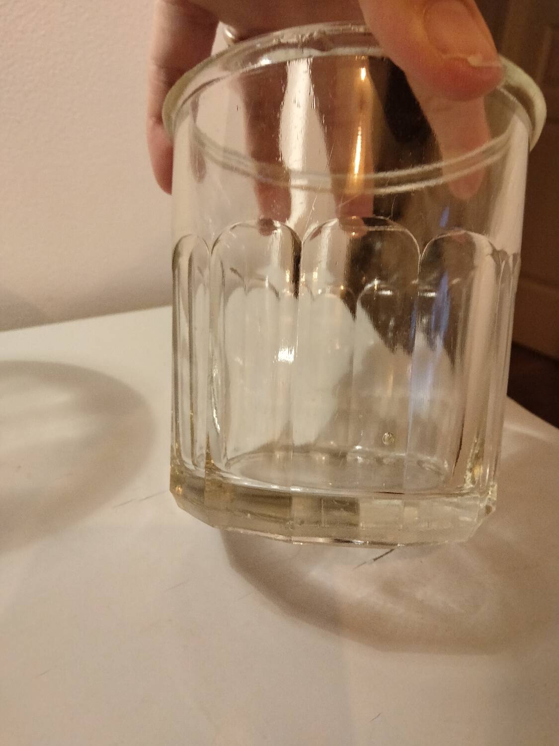 3 vintage jam jars