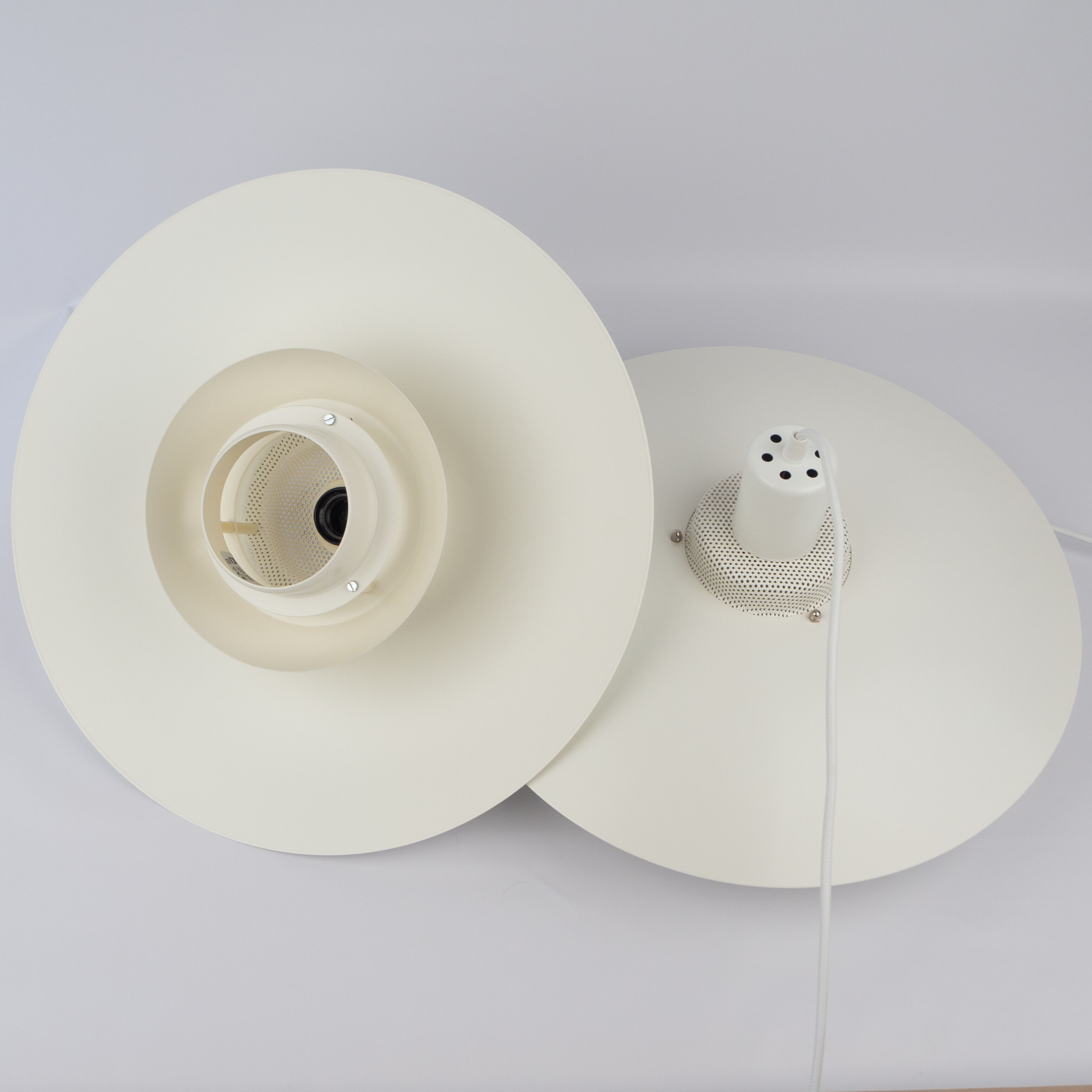 Pair of danish vintage pendant lamps Form light 1980s