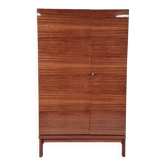 Vintage Wardrobe in Beech, 1970s