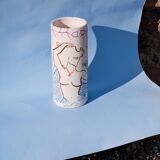 Siren & shell - ceramic vase