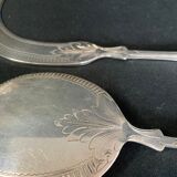 Two-piece silver ice cream service from the early 20th century