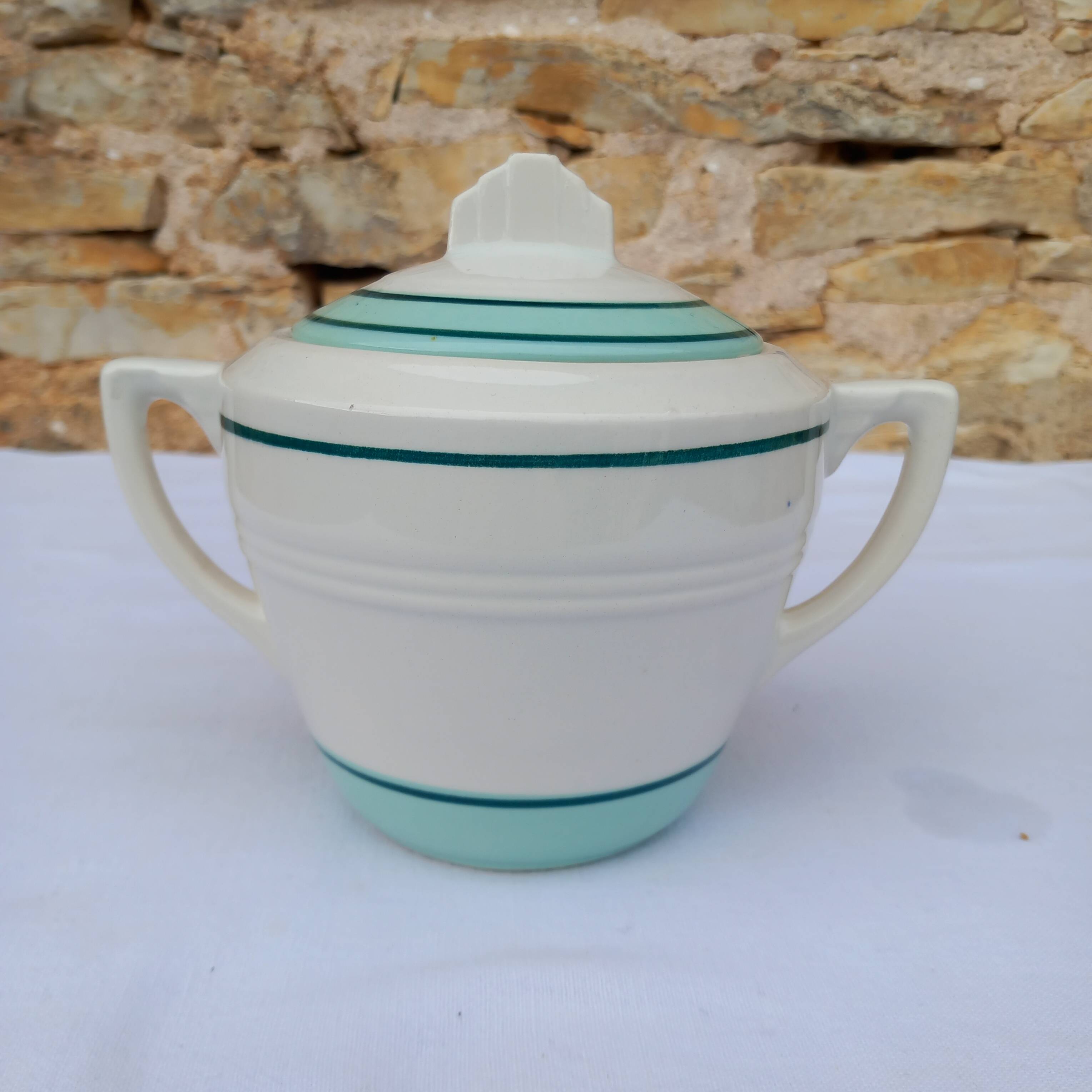 Art deco sugar bowl "Amanda"