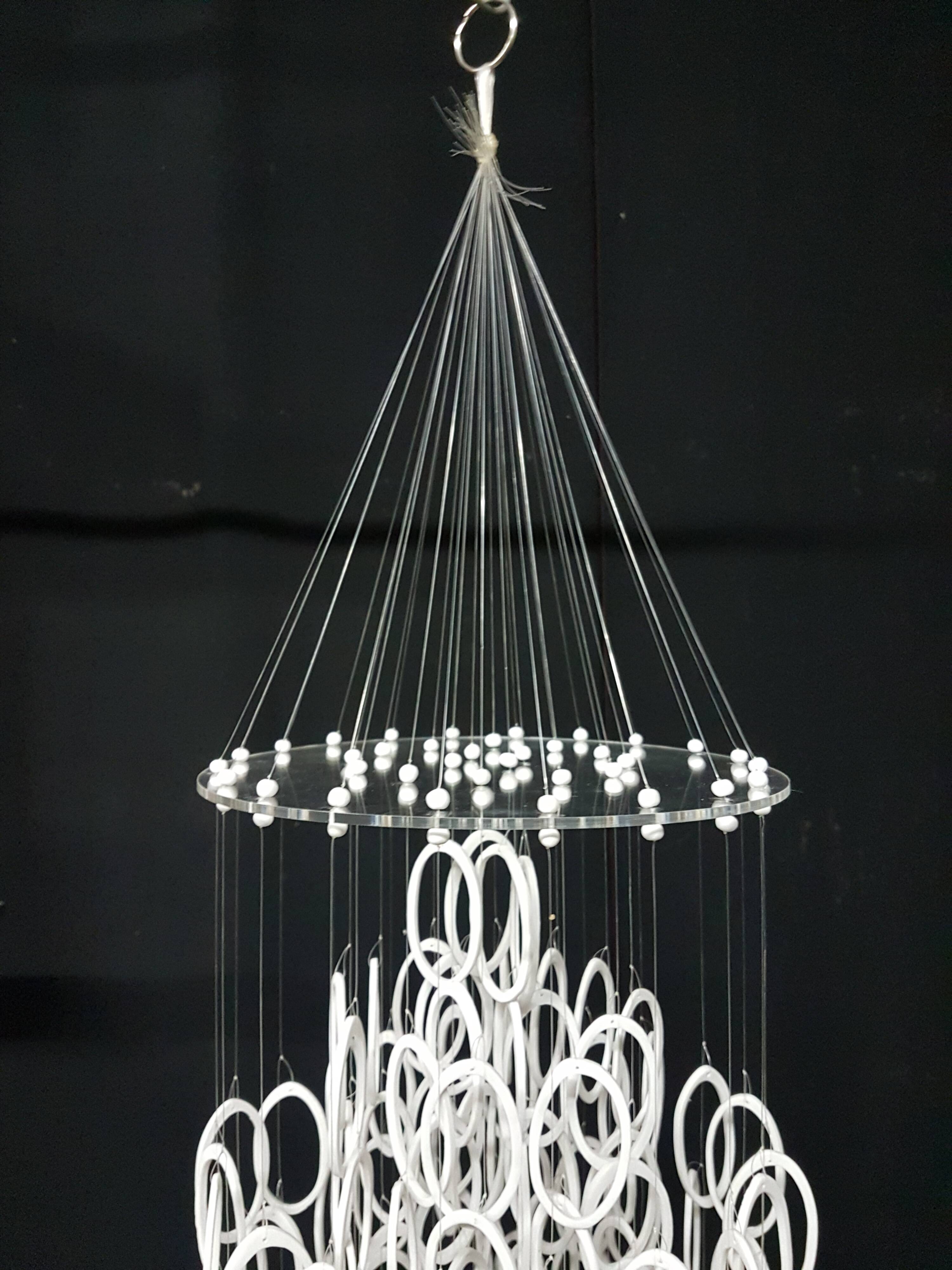 Suspension with tassel pendants