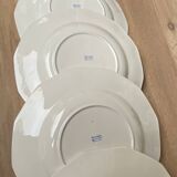 Set of 6 Porcelor Ceranord earthenware soup plates