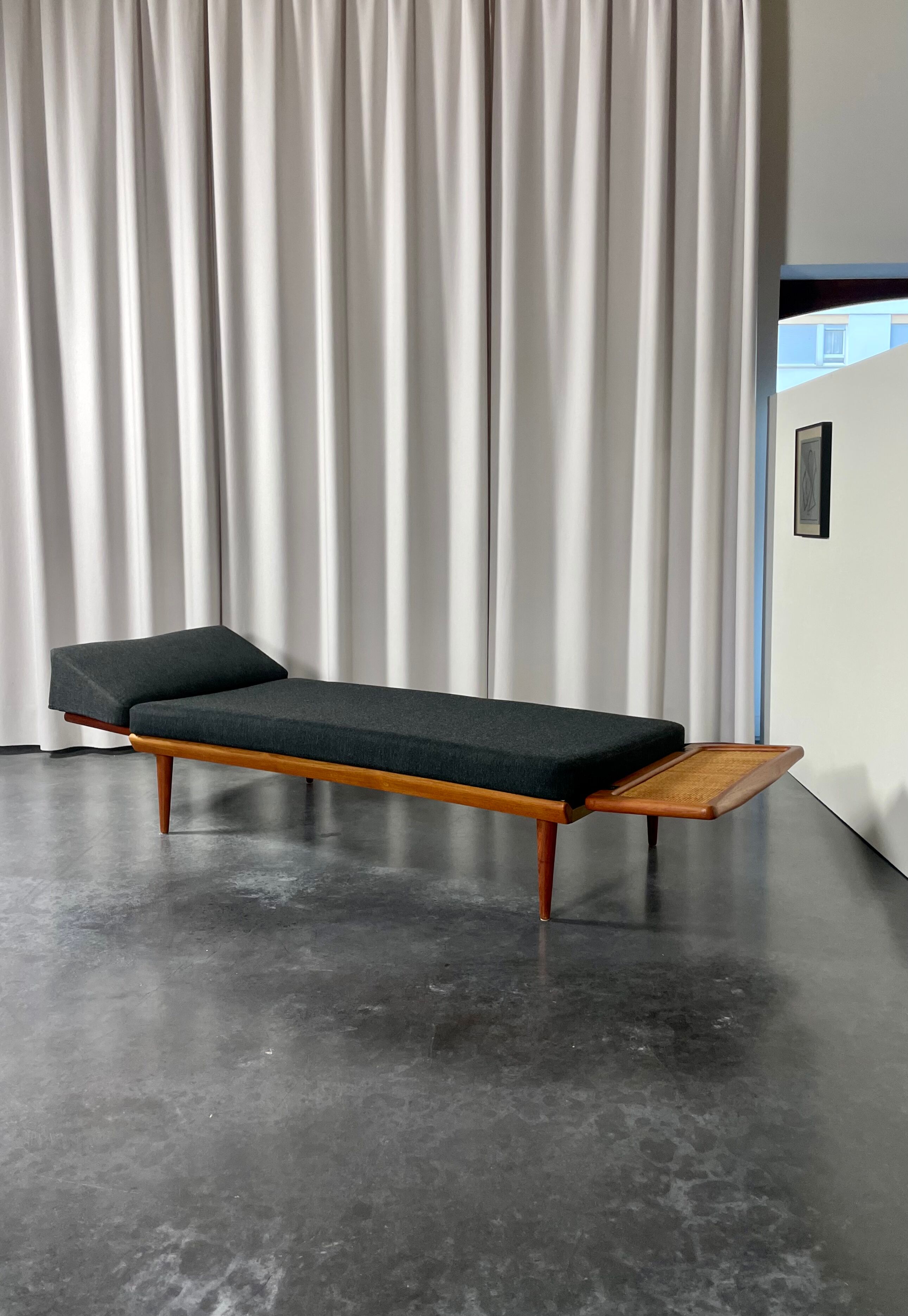 Danish teak daybed by Hvidt & Molgaard